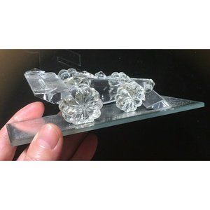 Fancy Czech 𝐂𝐑𝐘𝐒𝐓𝐀𝐋 Model Airplane /Race Car Decor